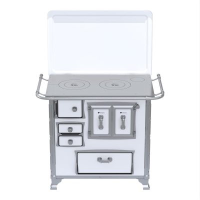 Fogao a Lenha GII N 1 Gab Sec Branco com Tampa