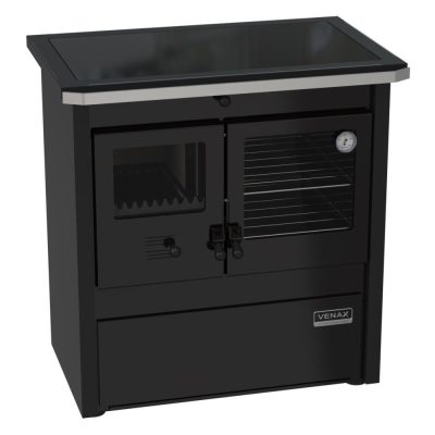 Fogao a Lenha N 1 Le Corbusier Dupla Combustao Preto