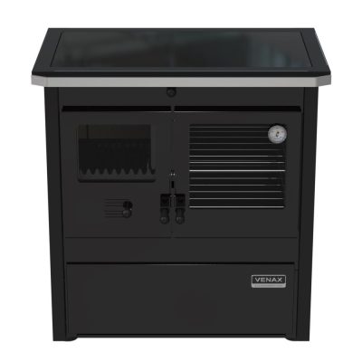 Fogao a Lenha N 1 Le Corbusier Dupla Combustao Preto