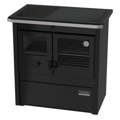 Fogao a Lenha N 1 Le Corbusier Dupla Combustao Preto