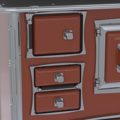 Fogao a Lenha GII N 2 Gab Sec Tabaco com Tampa Caldeira