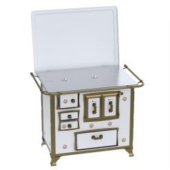 17340016771-1 Fogao a Lenha N 2 Renaissance Chapa de Aluminio Branco Buque