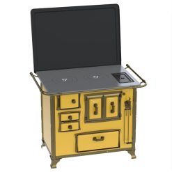 Fogao a Lenha GII N 2 Renaissance Amarelo Cald