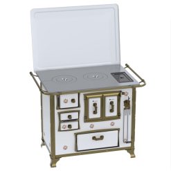 Fogao a Lenha GII N 2 Renaissance Branco Cald Buque
