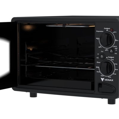 Forno Eletrico Luxo 45L Preto Fosco
