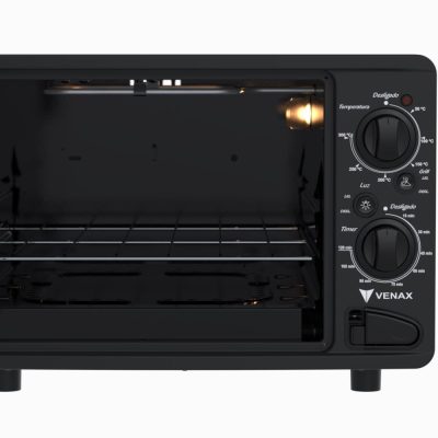 Forno Eletrico Luxo 45L Preto Fosco