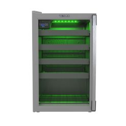 Adega Color Light 100 para 24 Garrafas Cinza Porta Invertida