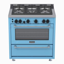 17950011905-2 Fogao 5 Bocas Venax Temis Azul Gas GLP