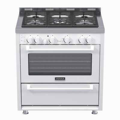 17950011927-2 Fogao 5 Bocas Venax Temis Branco Gas GLP