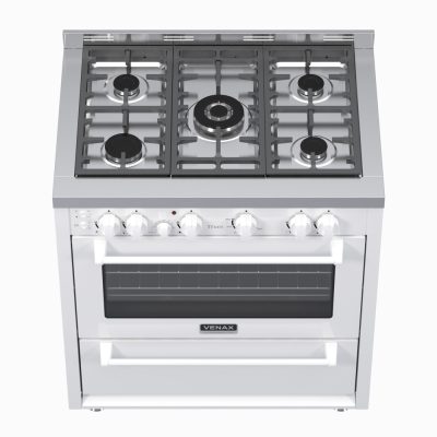 17950011933-12 Fogao 5 Bocas Venax Temis Branco Gas GLP