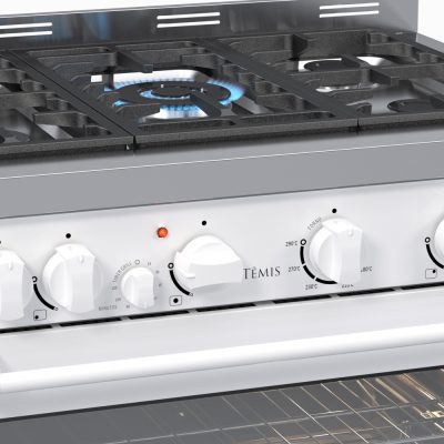 17950011940-12 Fogao 5 Bocas Venax Temis Branco Gas GLP