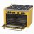 Fogao de Embutir 5 Bocas Venax Temis Amarelo Gas GLP