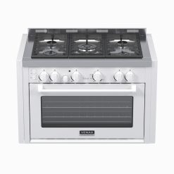 Fogao de Embutir 5 Bocas Venax Temis Branco Gas GLP