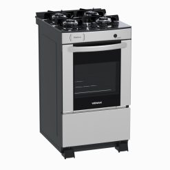 17950012551-1 Fogao 4 Bocas Venax Delplus Vitreo Bl Inox Gas GLP