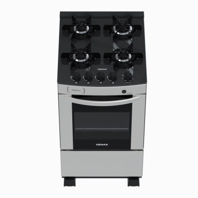 Fogao 4 Bocas Venax Delplus Vitreo Bl Inox Gas GLP