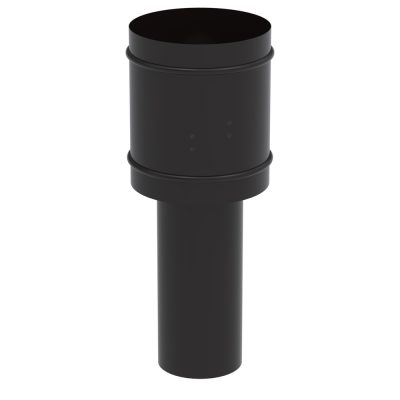 Chapeu Canhao para Chamine 150 Mm Preto