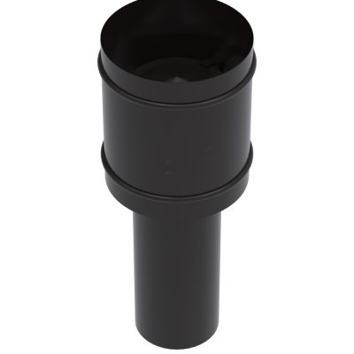 Chapeu Canhao para Chamine 150 Mm Preto