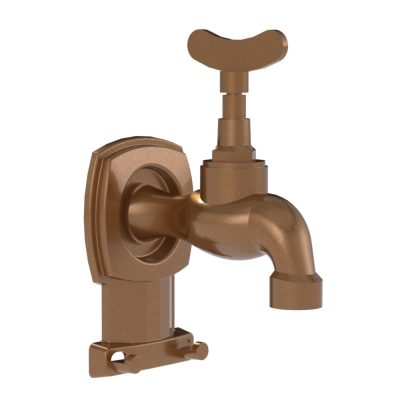 Torneira em Ouro Velho para Fogao a Lenha Venax com Caldeira Linha Renaissance