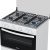 Fogao 5 Bocas Venax Picasso Mesa Inox GIII Branco Gas GLP