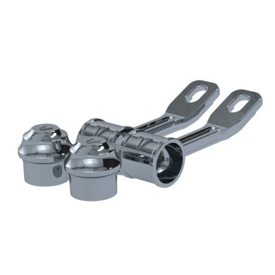 11400068602-1 Conjunto Suporte do Varao Fogao a Lenha Premium Cromado Linha Sec Xviii