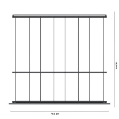 Prateleira Preta para Champanheira Venax 100 e 200