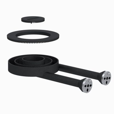 Queimador Duplo com Espalha Chama para Fogao Industrial Venax 200 Mm