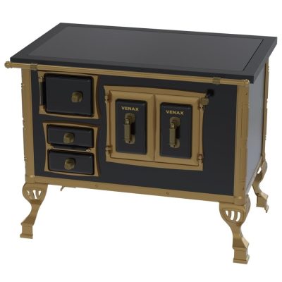 Fogao a Lenha N 2 Colonial Premium Preto