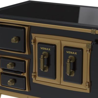 Fogao a Lenha N 2 Colonial Premium Preto