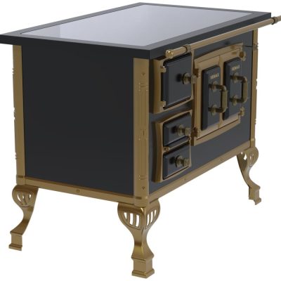 Fogao a Lenha N 2 Colonial Premium Preto