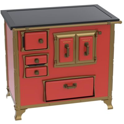 Fogao a Lenha GII N 2 Renaissance Premium Vermelho