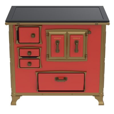 Fogao a Lenha GII N 2 Renaissance Premium Vermelho