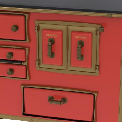 Fogao a Lenha GII N 2 Renaissance Premium Vermelho