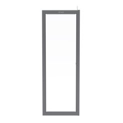 Porta de Vidro Perfil Cinza com Aquecimento Venax Linha 200