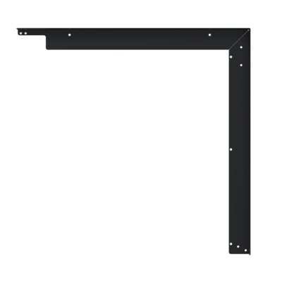 17950008103-1 Cantoneira Lado Esquerda Fogao Venax de Embutir Preto Fosco