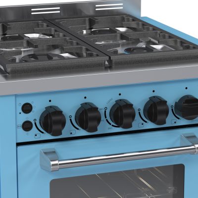 Fogao de Embutir 4 Bocas Venax Temis Azul Gas GLP