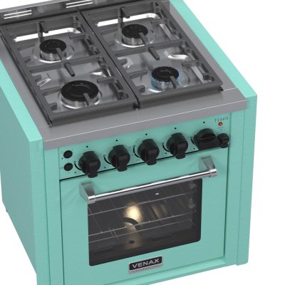Fogao de Embutir 4 Bocas Venax Temis Verde Gas GLP