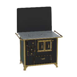 Fogao a Lenha N 2 Renaissance Preto